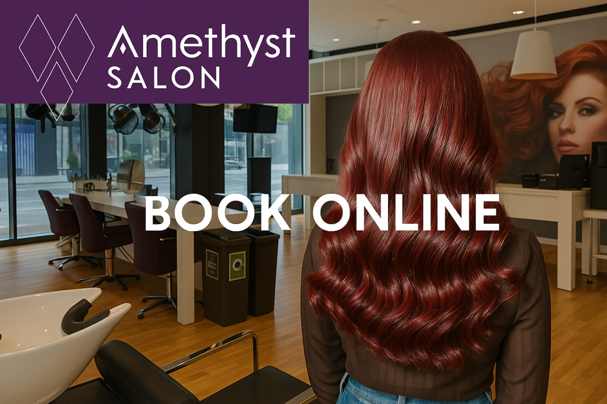 Booking link for Amethyst Salon